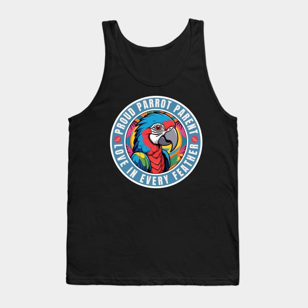 Parrot Tank Top by Pearsville